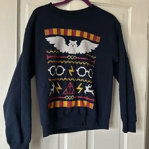 Size small Harry Potter Christmas themed sweatshirt